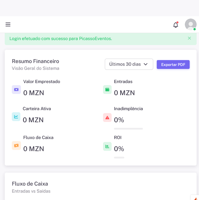 Sistema de Gestão de Microcrédito